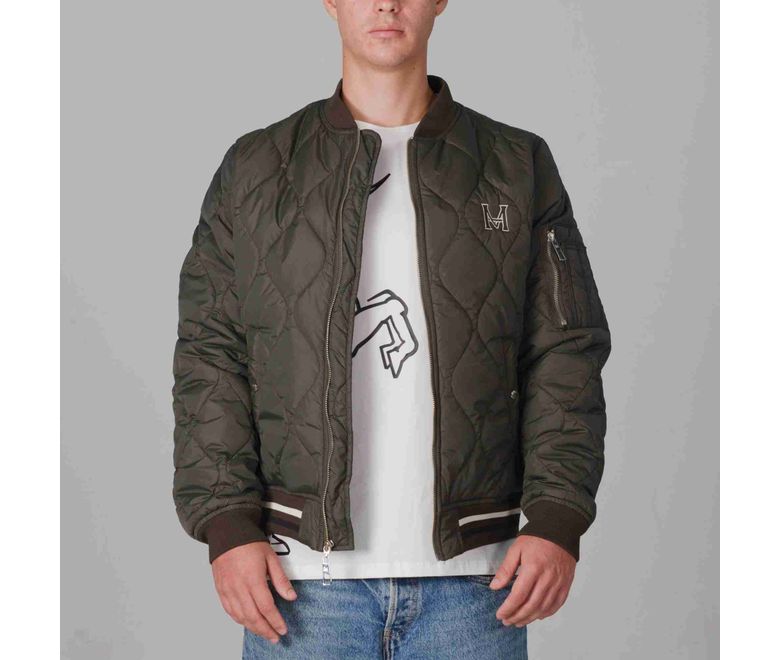 Chaqueta-bomber-Mamba-verde-Monteazul-Talla-S