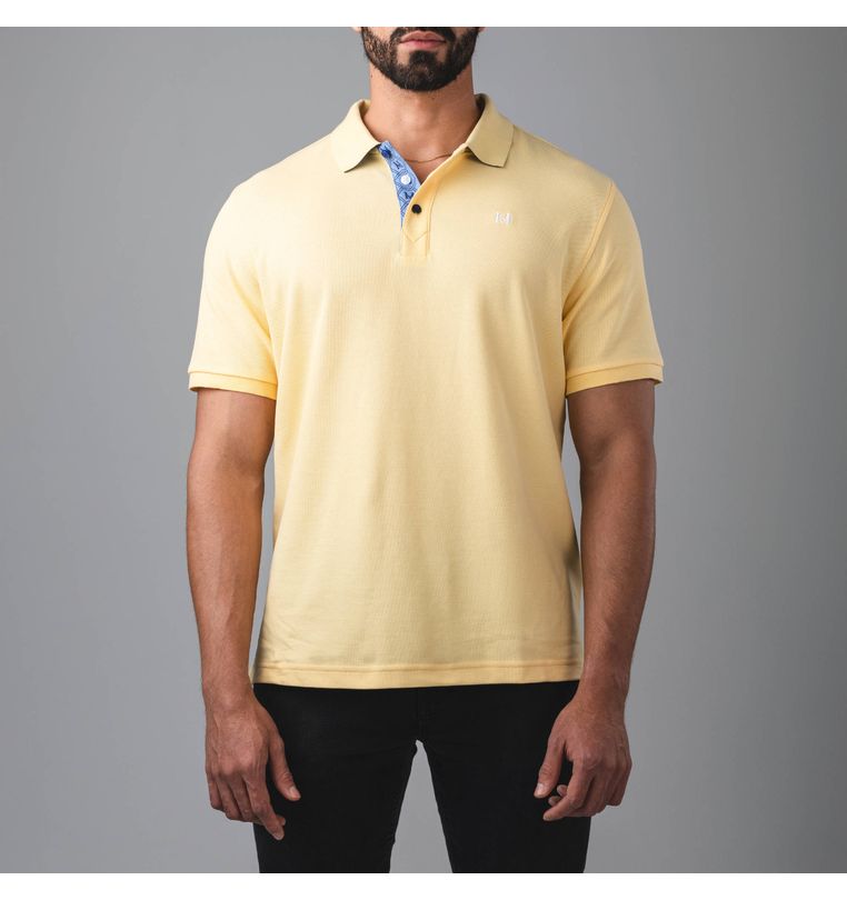 Camiseta-polo-insignia-amarillo-Tierra-Arriba-Talla-XL